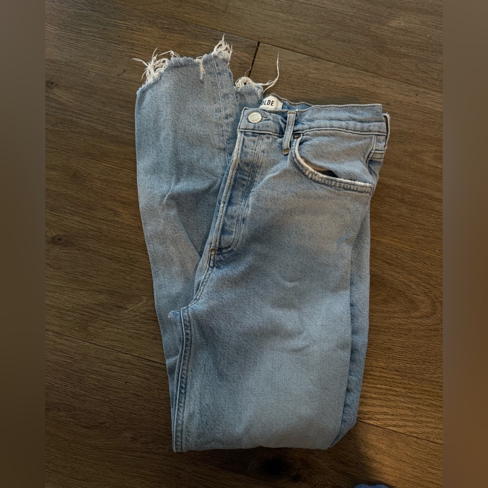 Agolde Light Blue Skinny Jeans - Picture 2 of 4